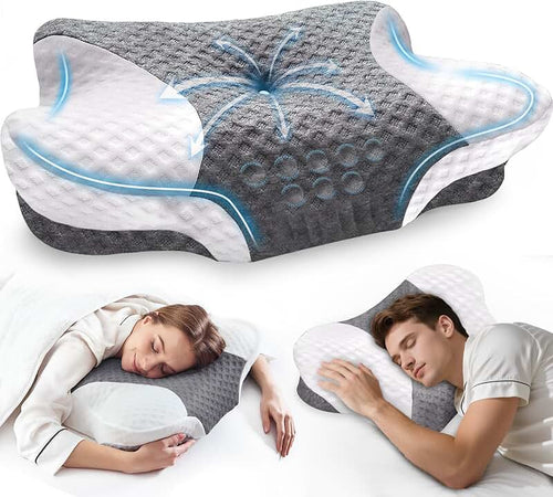Contoured Side Sleeper Pillow | Neck Support