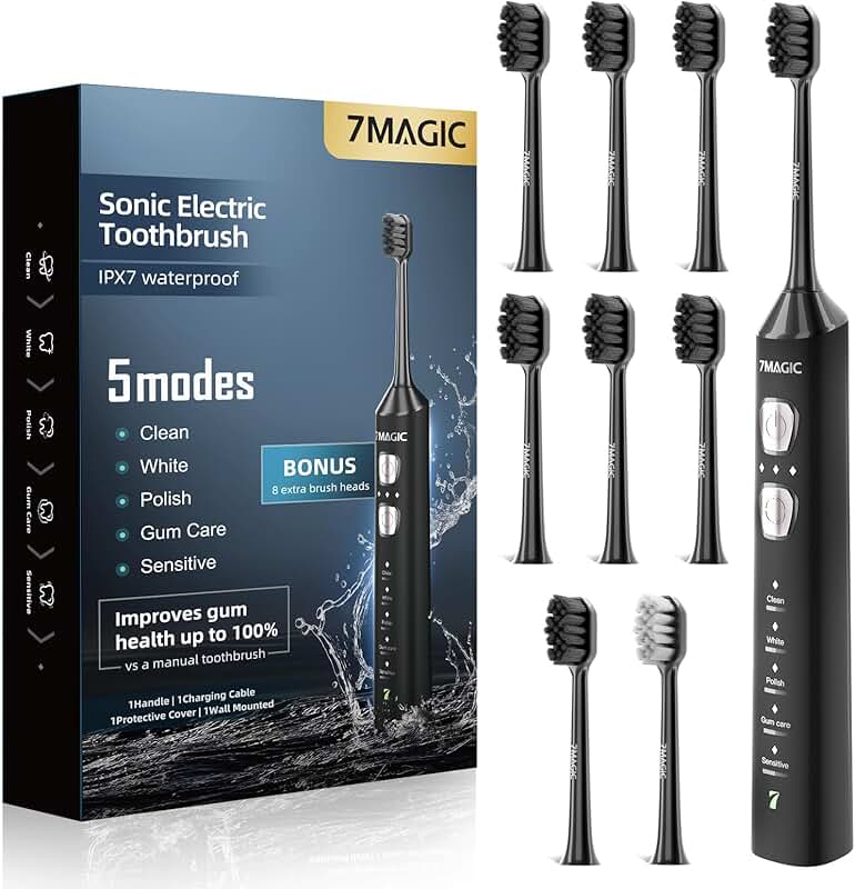 Smart Electric Toothbrush with 5 Cleaning Modes
